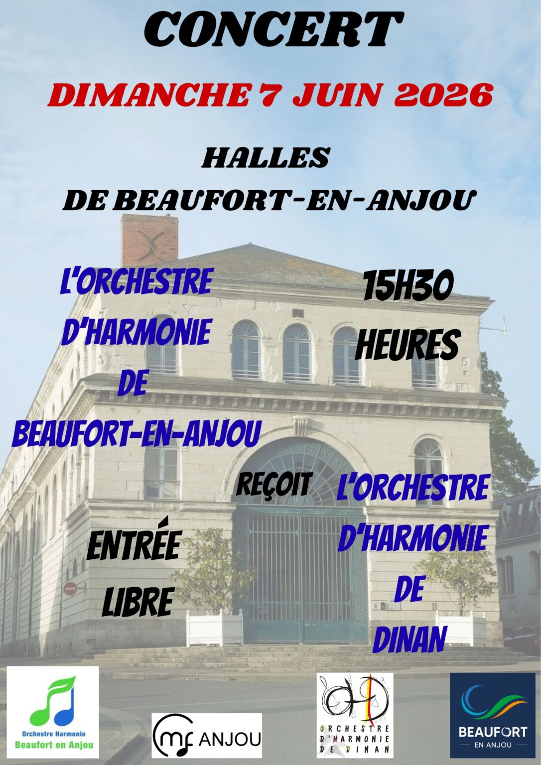 Concert du dimanche 7 juin 2026 – Harmonie de Dinan (22)